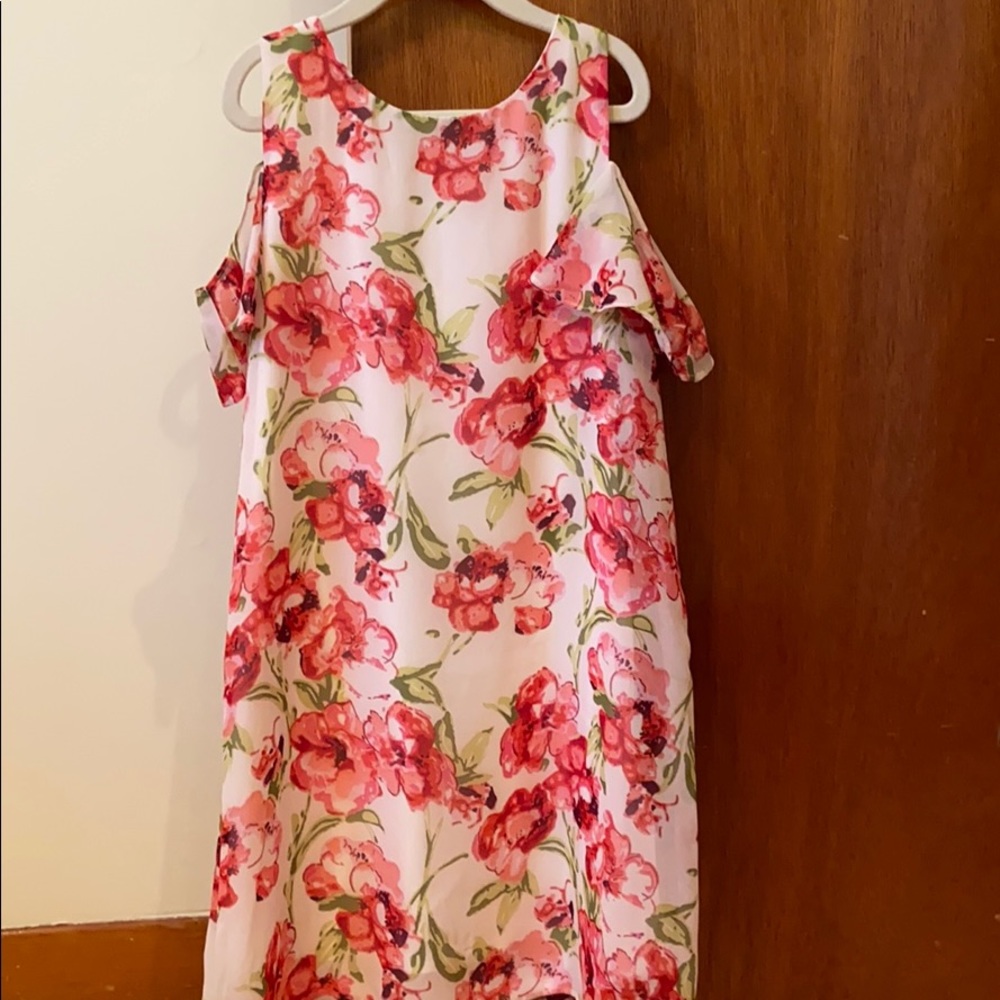 Girls cold shoulder dress size 12